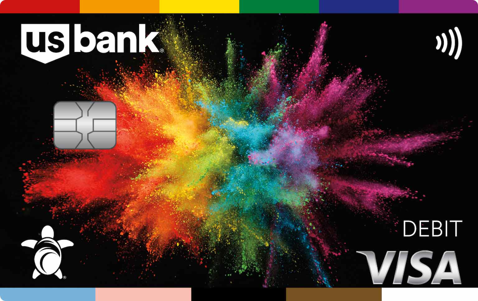 Card 10. Pride Visa debit card design.