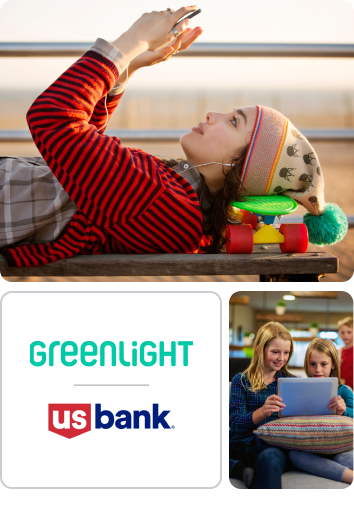 Obtén la aplicación Greenlight con una Cuenta U.S. Bank Smartly Checking