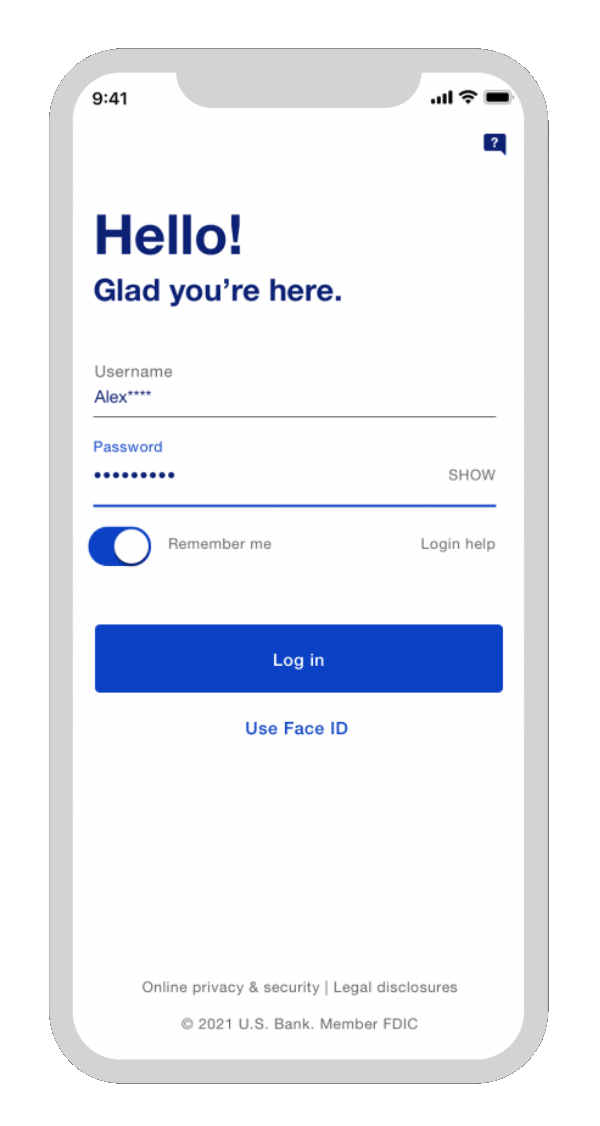 U.S. Bank Smart Assistant features by voice.
